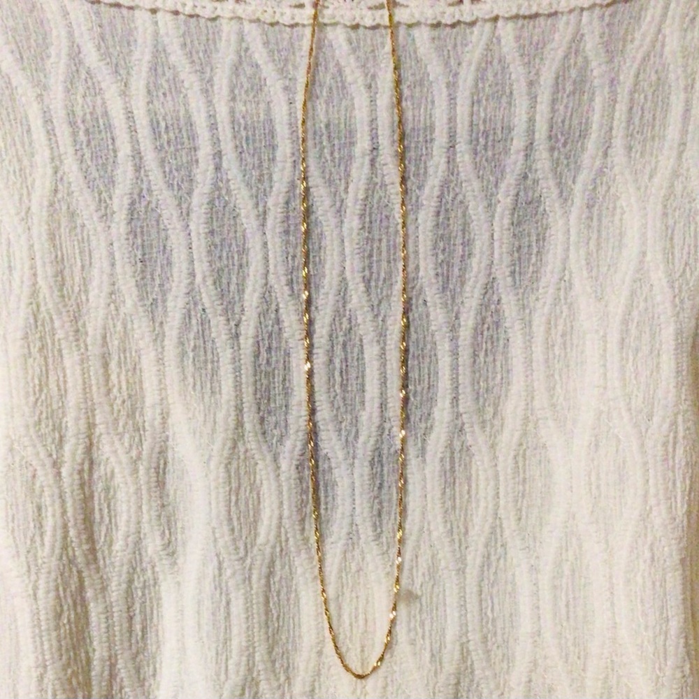 NEED TO SELL ASAP! 14K, 26” Diamond Cut Chain Made in Italy